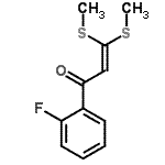 CAS#: 552298-97-2, 1-(2-Fluorophenyl)-3,3-Bis(Methylsulfanyl)-2-Propen-1-One