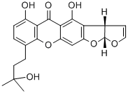 CAS#: 55256-57-0, (3aS-cis)-3a,12a-Dihydro-4,6-dihydroxy-9-(3-hydroxy-3-methylbutyl)-5H-Furo(3',2':4,5)furo(3,2-b)xanthen-5-one