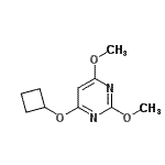 CAS#: 552880-83-8, 4-(Cyclobutyloxy)-2,6-Dimethoxypyrimidine