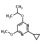 CAS#: 552882-10-7, 2-Cyclopropyl-4-Isopropoxy-6-Methoxypyrimidine