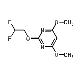 CAS#: 552882-12-9, 2-(2,2-Difluoroethoxy)-4,6-Dimethoxypyrimidine
