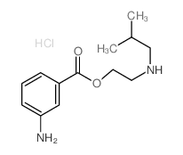 CAS#: 553-58-2, 2-Isobutylaminoethyl 3-aminobenzoate hydrochloride