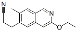 CAS#: 55329-75-4, 3-(3-Ethoxy-7-Methyl-Isoquinolin-6-Yl)Propanenitrile