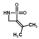 CAS 登录号：553663-92-6， 4-异亚丙基-1,2-噻吩基吖丁啶1,1-二氧化物