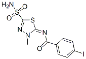 CAS#: 55371-84-1, 4-Iodo-N-(4,5-Dihydro-4-Methyl-2-Sulfamoyl-1,3,4-Thiadiazol-5-Ylidene)Benzamide