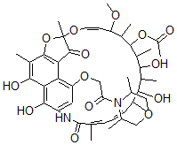 CAS#: 55372-15-1, 4-O-[2-(3,5-Dimethyl-4-Morpholinyl)-2-Oxoethyl]Rifamycin