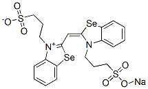 CAS 登录号：55425-27-9， 3-(3-磺酸丙基)-2-[[3-[3-(钠氧磺酰基)丙基]苯并硒唑-2(3H)-亚基]甲基]苯并硒唑-3-鎓