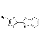 CAS#: 55439-43-5, 2-(5-Methyl-1,3,4-Oxadiazol-2-Yl)-1,3-Benzothiazole