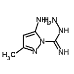 CAS#: 55457-98-2, 5-Amino-3-methyl-1H-pyrazole-1-carboximidohydrazide