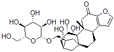 CAS#: 55465-97-9, (3bS,7R)-7-[(beta-D-Glucopyranosyloxy)Methyl]-4,5,6,7,8,9,10,10aalpha,10b,11-Decahydro-6beta,7,10alpha-Trihydroxy-10bbeta-Methyl-5abeta,8beta-Methano-5aH-Cyclohepta[5,6]Naphtho[2,1-b]Furan-12(3bH)-One
