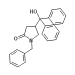 CAS#: 55470-23-0, 1-Benzyl-4-[Hydroxy(Diphenyl)Methyl]-2-Pyrrolidinone