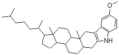 CAS#: 55493-86-2, 5'-Methoxy-1'H-5alpha-Cholest-2-Eno[3,2-b]Indole