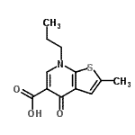 CAS#: 55503-22-5, 2-Methyl-4-Oxo-7-Propyl-4,7-Dihydrothieno[2,3-b]Pyridine-5-Carboxylic Acid