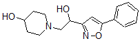 CAS#: 55578-68-2, 4-Hydroxy-alpha-(5-Phenyl-3-Isoxazolyl)-1-Piperidineethanol