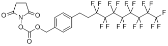 CAS#: 556050-49-8, N-[4-(1H,1H,2H,2H-Perfluorodecyl)benzyloxycarbonyloxy]succinimide