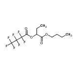 CAS 登录号：55649-48-4， 1-丁氧基-1-氧代-2-丁炔基庚氟丁酸酯