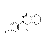 CAS#: 55649-80-4, 3-(4-Bromophenyl)-1,2,3-Benzotriazin-4(3H)-One