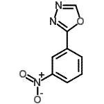 CAS#: 5565-72-0, 2-(3-Nitrophenyl)-1,3,4-Oxadiazole