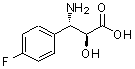 CAS 登录号：55652-55-6， (2S,3S)-3-氨基-3-(4-氟苯基)-2-羟基丙酸