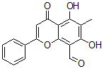 CAS#: 55743-12-9, 5,7-Dihydroxy-6-methyl-4-oxo-2-phenyl-4H-chromene-8-carbaldehyde