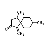 CAS#: 557785-36-1, 4,8-Dimethyl-1-Methylenespiro[4.5]Decan-2-One
