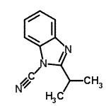 CAS#: 55810-21-4, 2-Isopropyl-1H-Benzimidazole-1-Carbonitrile