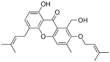 CAS#: 55812-93-6, 8-Hydroxy-1-Hydroxymethyl-3-Methyl-5-(3-Methyl-2-Butenyl)-2-[(3-Methyl-2-Butenyl)Oxy]-9H-Xanthen-9-One