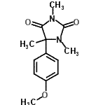 CAS#: 55822-91-8, 5-(4-Methoxyphenyl)-1,3,5-Trimethyl-2,4-Imidazolidinedione