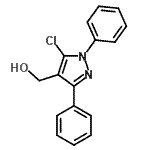 CAS#: 55828-92-7, (5-Chloro-1,3-Diphenyl-1H-Pyrazol-4-Yl)Methanol