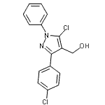 CAS#: 55828-93-8, [5-Chloro-3-(4-Chlorophenyl)-1-Phenyl-1H-Pyrazol-4-Yl]Methanol