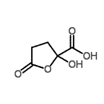 CAS#: 55833-37-9, 2-Hydroxy-5-Oxotetrahydro-2-Furancarboxylic Acid