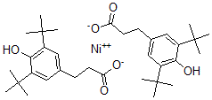 CAS#: 55868-93-4, Bis[3,5-Bis(1,1-Dimethylethyl)-4-Hydroxybenzenepropanoic Acid]Nickel(II) Salt