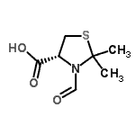 CAS#: 55878-44-9, (4R)-3-Formyl-2,2-Dimethyl-1,3-Thiazolidine-4-Carboxylic Acid