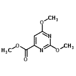 CAS 登录号：55878-45-0， 甲基2,6-二甲氧基-4-嘧啶羧酸酯