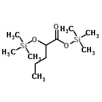 CAS#: 55887-46-2, Trimethylsilyl 2-[(Trimethylsilyl)Oxy]Pentanoate