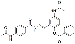 CAS#: 55901-27-4, Benzoic Acid 4-(Acetylamino)-2-[[2-[4-(Acetylamino)Benzoyl]Hydrazono]Methyl]Phenyl Ester