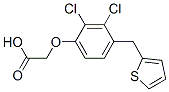CAS 登录号：55901-79-6， [2,3-二氯-4-(2-噻吩基甲基)苯氧基]乙酸