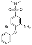 CAS#: 5592-64-3, 3-Amino-4-[(Bromophenyl)Thio]-N,N, Dimethyl-Benzenesulfonamide