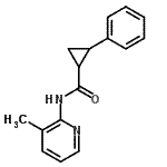CAS#: 560102-66-1, N-(3-Methyl-2-Pyridinyl)-2-Phenylcyclopropanecarboxamide
