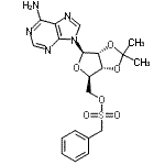CAS 登录号：5605-63-0， 5'-O-(苄基磺酰基)-2',3'-O-异亚丙基腺苷