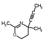 CAS#: 56055-98-2, 2,4-Dimethyl-4-(1-Propyn-1-Yl)-5,6-Dihydro-4H-1,3-Oxazine