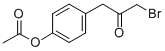 CAS 登录号：56071-69-3， 1-[4-(乙酰氧基)苯基]-3-溴-2-丙酮