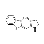 CAS#: 56185-51-4, (2E)-2-(4,5-Dihydro-1H-Imidazol-2-Ylmethylene)-3-Methyl-2,3-Dihydro-1,3-Benzothiazole