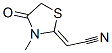 CAS#: 56196-65-7, (2Z)-(3-Methyl-4-Oxo-1,3-Thiazolidin-2-Ylidene)Acetonitrile
