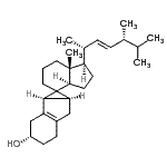 CAS#: 562-71-0, (1R,1'aR,3'S,3aR,6'aS,7aR)-7a-methyl-1-[(E,1R,4R)-1,4,5-trimethylhex-2-enyl]spiro[2,3,3a,5,6,7-hexahydro-1H-indene-4,1'-2,3,4,5,6,6a-hexahydro-1aH-cyclopropa[a]indene]-3'-ol
