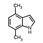 CAS#: 5621-17-0, 4,7-Dimethyl-1H-Indole