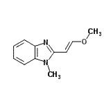CAS 登录号：56228-39-8， 2-[(E)-2-甲氧基乙烯基]-1-甲基-1H-苯并咪唑