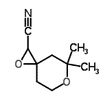 CAS 登录号：56229-34-6， 5,5-二甲基-1,6-二氧杂螺[2.5]辛烷-2-甲腈