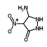 CAS 登录号：562841-30-9， 5-氨基-4-硝基-3-吡唑烷酮