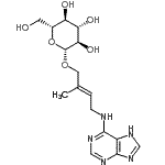 CAS#: 56329-06-7, (2E)-2-Methyl-4-(7H-purin-6-ylamino)-2-buten-1-yl beta-D-glucopyranoside